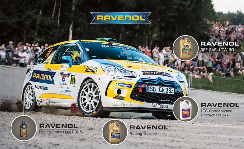 Citroën DS3 R3T from the RAVENOL Rally Team