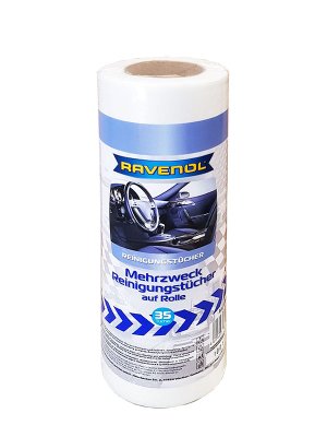 Image RAVENOL Mehrzweck Reinigungstücher auf Rolle 35 St